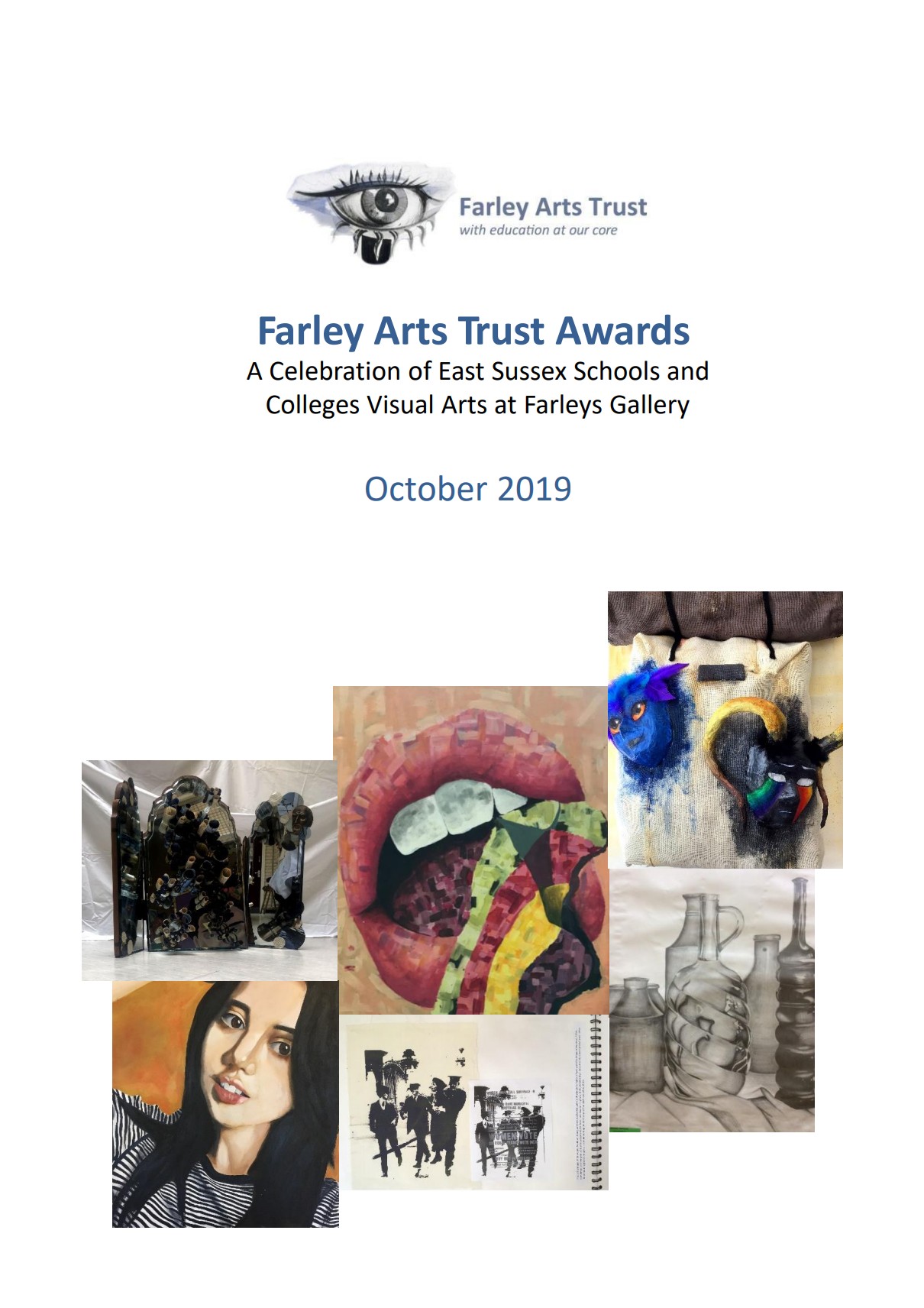 2019 Front cover catalogue.jpg 2019 Farley Arts Trust Catalogue